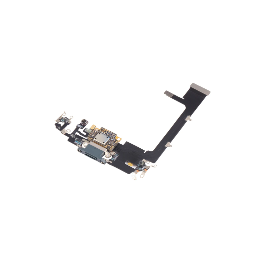 For Apple iPhone 11 Pro Replacement Charging Port Flex With Main Microphone (Midnight Green) E-Tech61