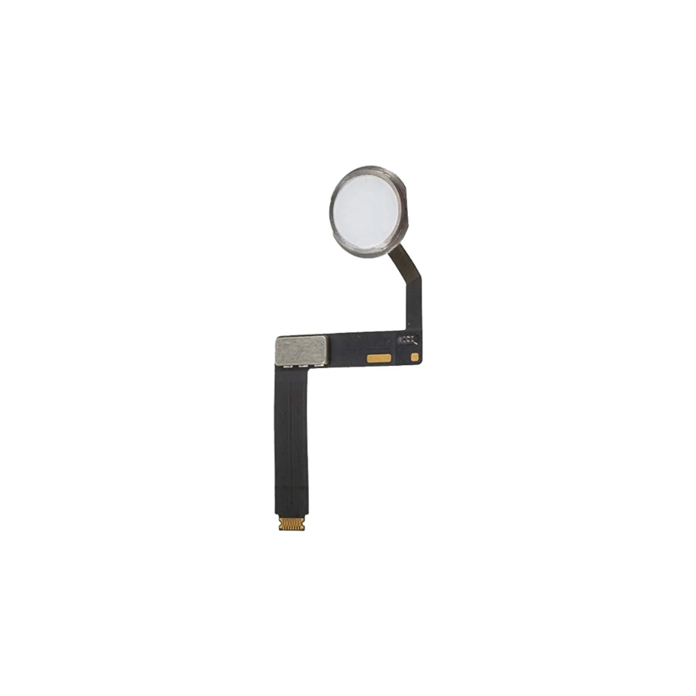 For Apple iPad Pro 9.7" Replacement Home Button Flex (White/Silver) E-Tech61
