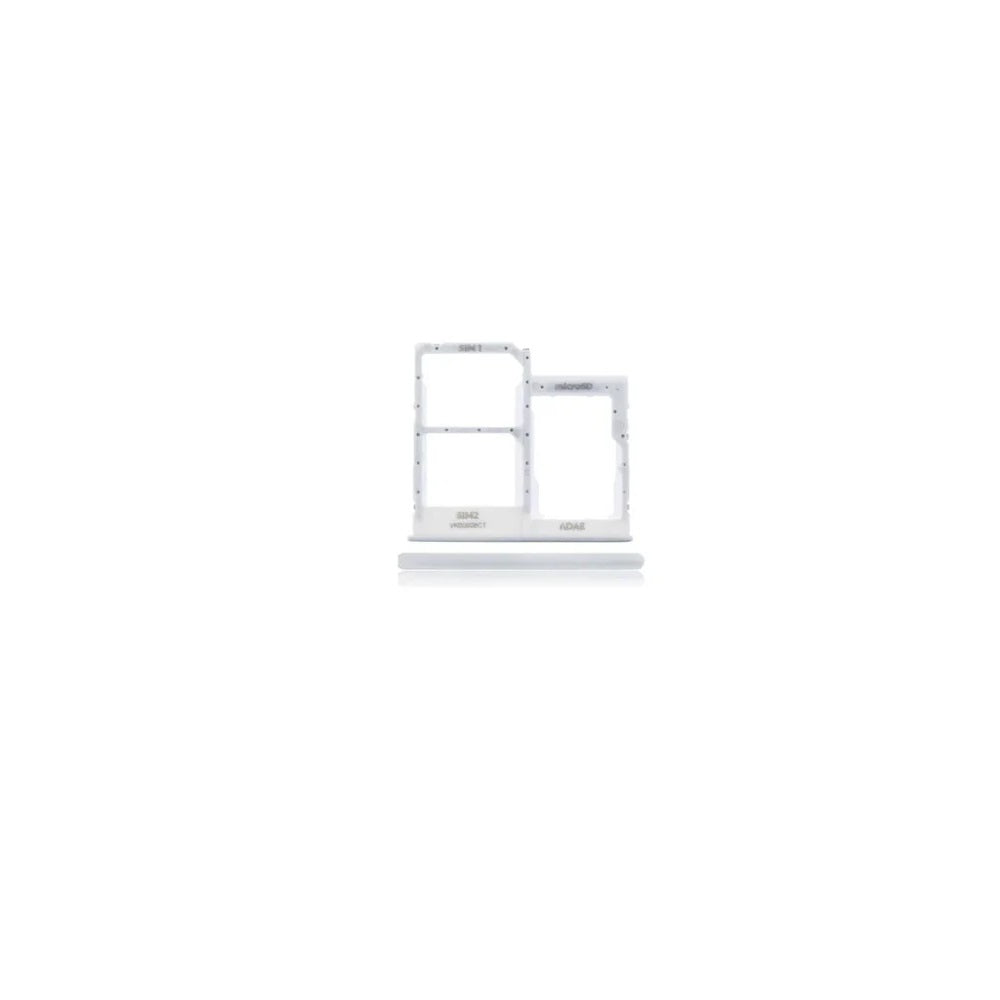 For Samsung Galaxy A41 A415F Replacement Dual Sim Card Tray (Prism Crush Silver) E-Tech61