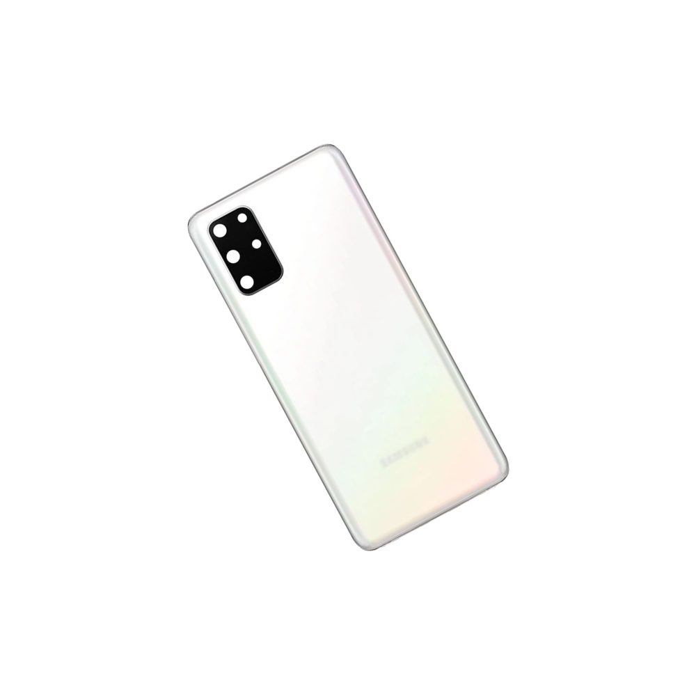 For Samsung Galaxy S20 Plus Rear Battery Cover Including Lens with Adhesive (Cloud White) E-Tech61