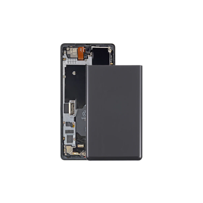 For Google Pixel 6 Replacement Rear Battery Cover (Stormy Black) E-Tech61