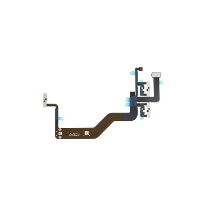 For iPhone 12 Mini ON OFF Power Volume Button Flex Mute Switch Metal Brackets