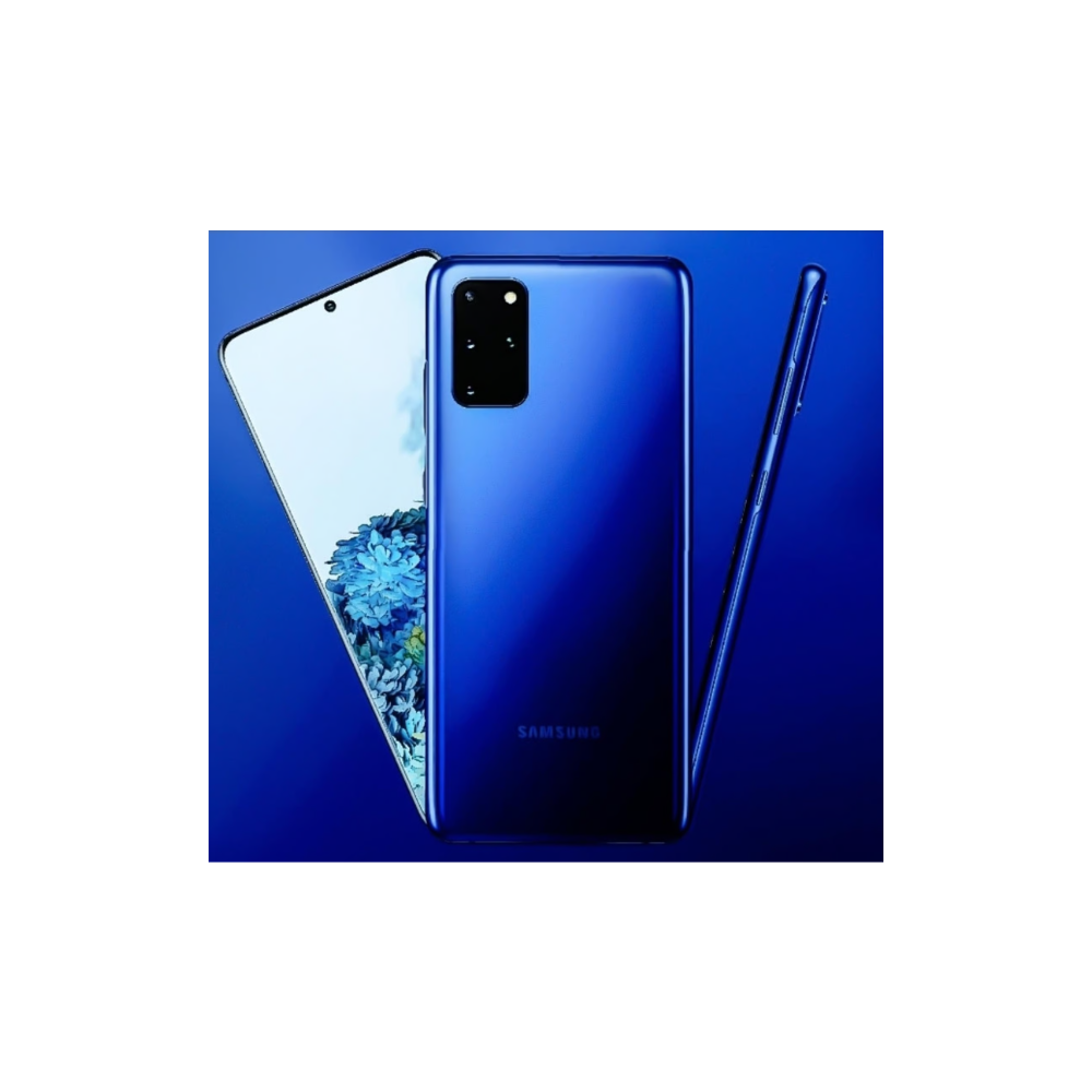 For Samsung Galaxy S20 Plus Rear Battery Cover Including Lens with Adhesive (Aura Blue) E-Tech61