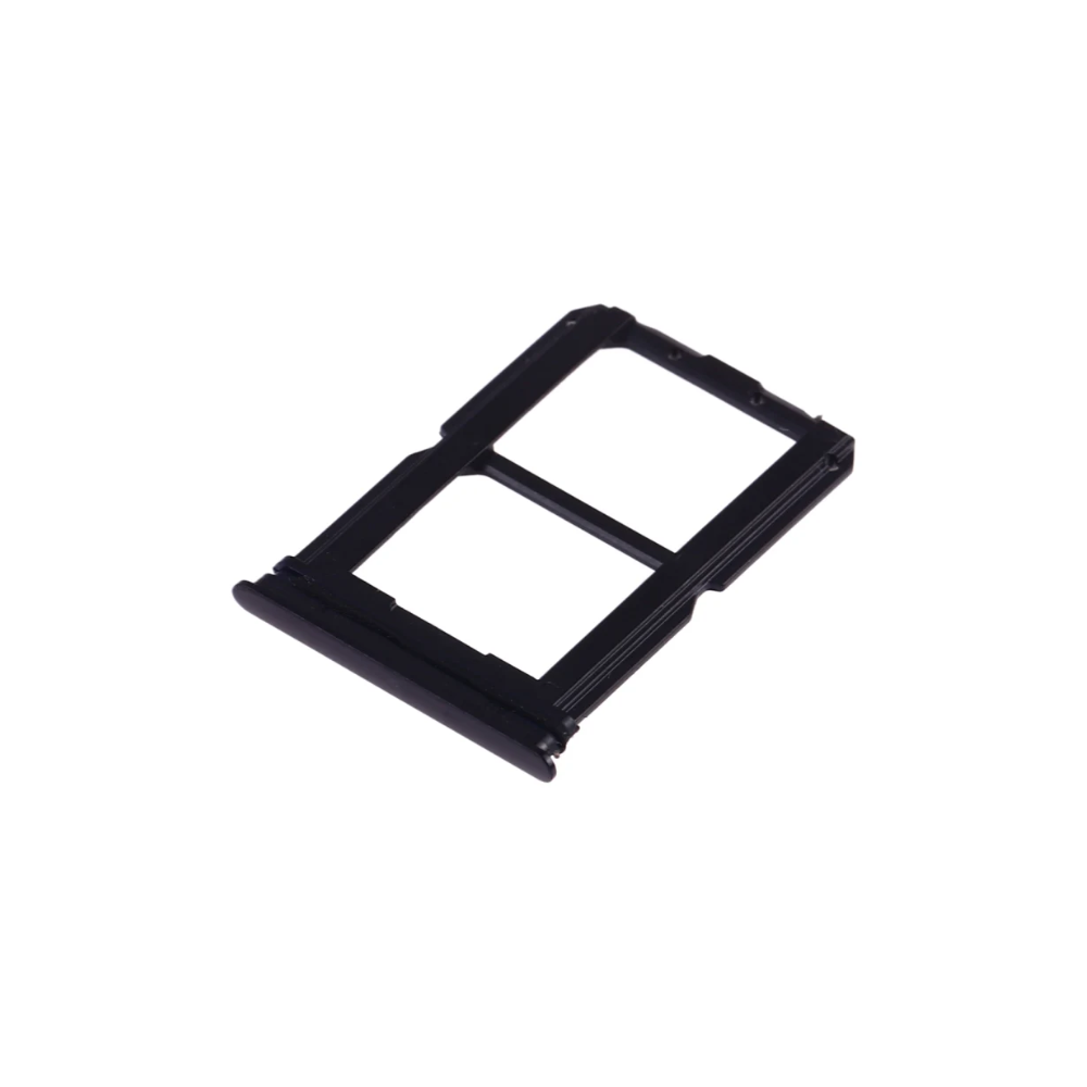 For OnePlus 6T Replacement Dual SIM Card Tray Mirror Black E-Tech61
