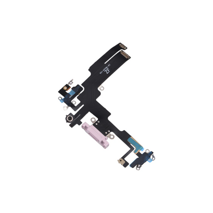 For iPhone 14 Purple Charging Port Flex Microphone Original With IC