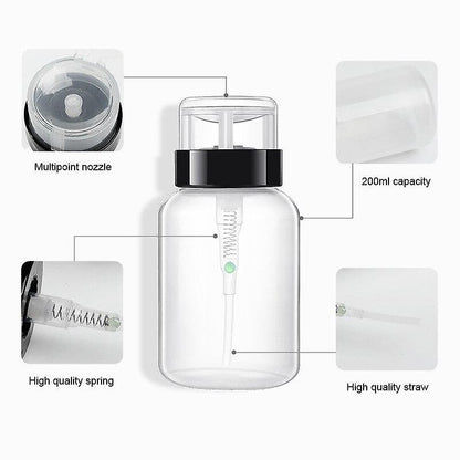 Nail Polish Remover Dispenser Empty Refillable Bottle | Nail Art | Nail Paint