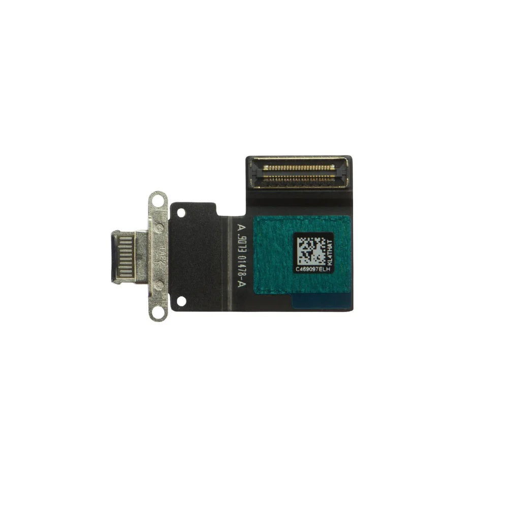 For Apple iPad Pro 11" 2018 / iPad Pro 12.9" 2018 Replacement Charging Port Dock Connector Flex (Black) E-Tech61