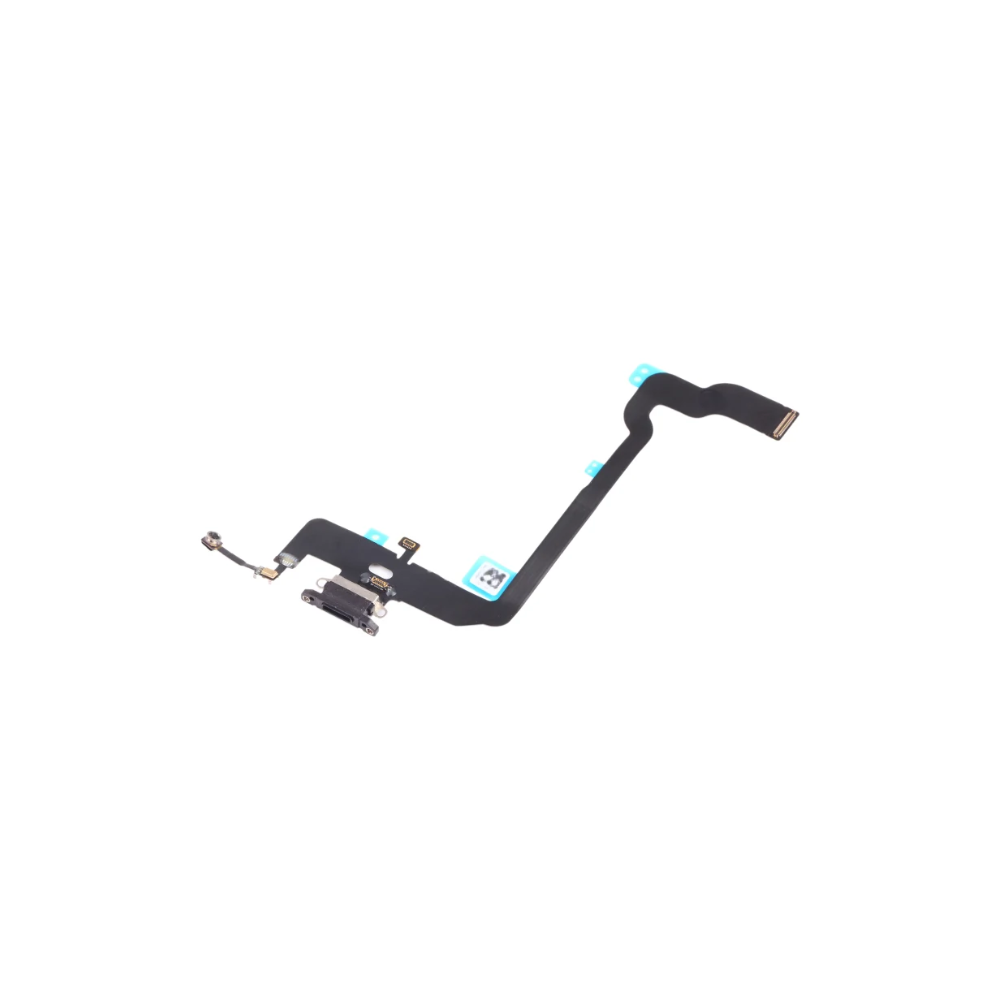 For Apple iPhone XS Replacement Charging Port & Microphone Flex - Black (AM) E-Tech61