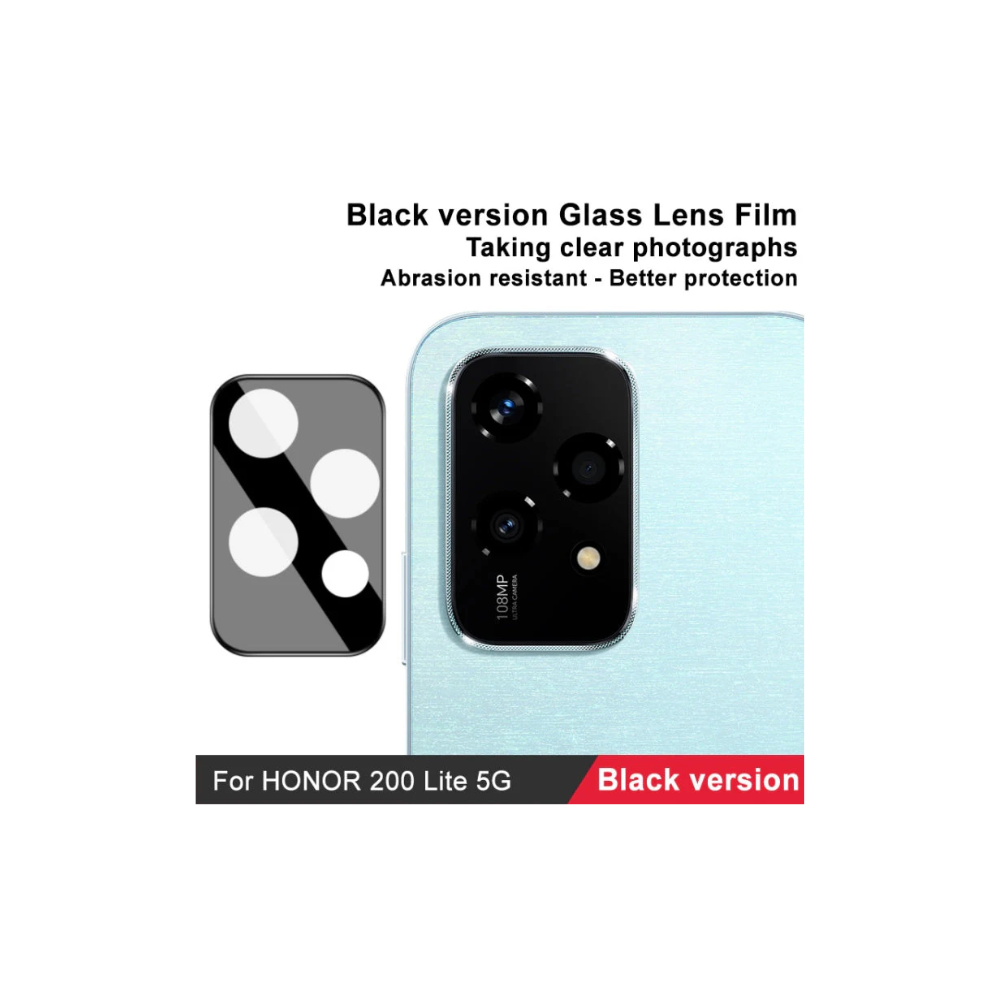 Honor 200 Lite Rear Camera Lens Glass Film Black IMAK | E-Tech61