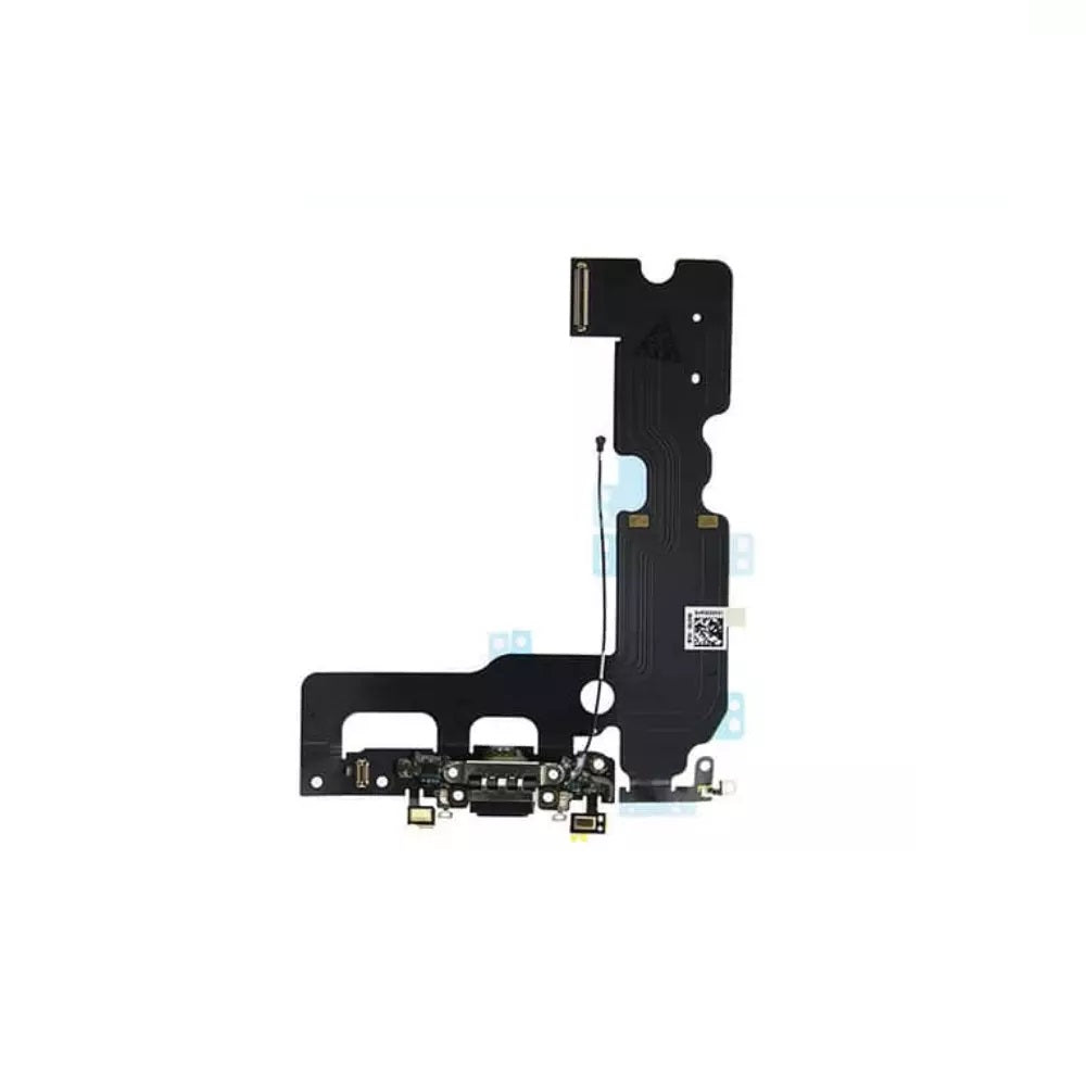For iPhone 8 Plus Charging Port Dock Connector With Microphone Flex ( Black )