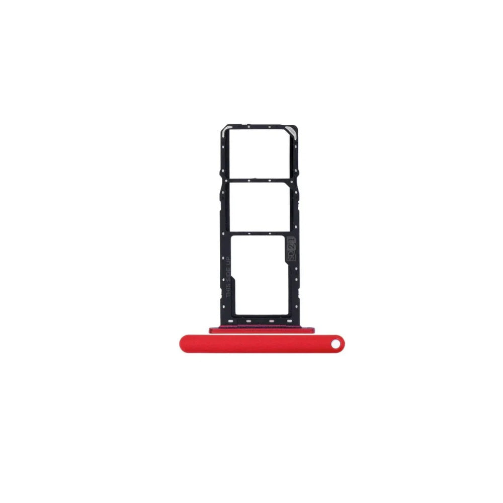 For Motorola Moto G8 Power Lite Replacement Sim Card Tray (Red) E-Tech61