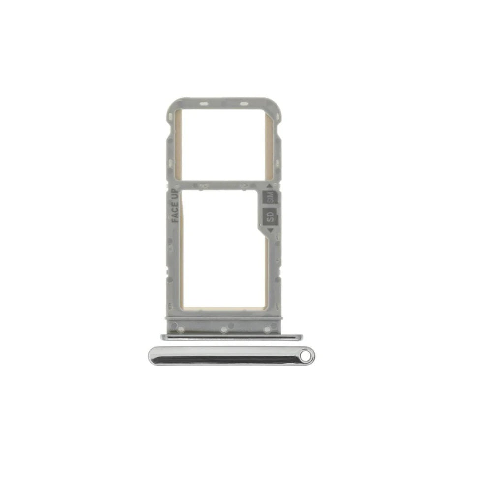For Motorola Moto G8 Replacement Sim Card Tray (White Pearl) E-Tech61