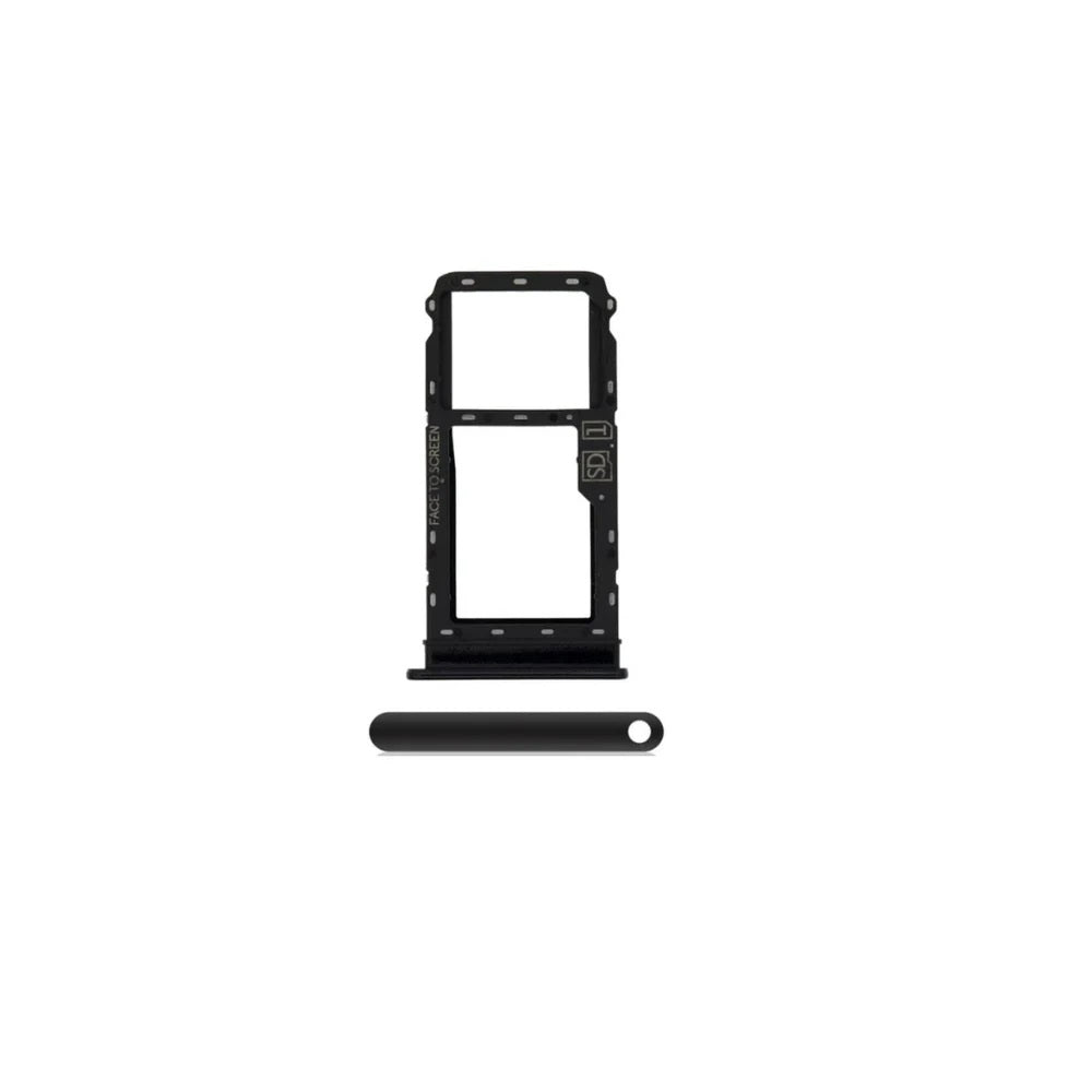 For Motorola Moto G8 Plus Replacement Sim Card Tray (Black) E-Tech61