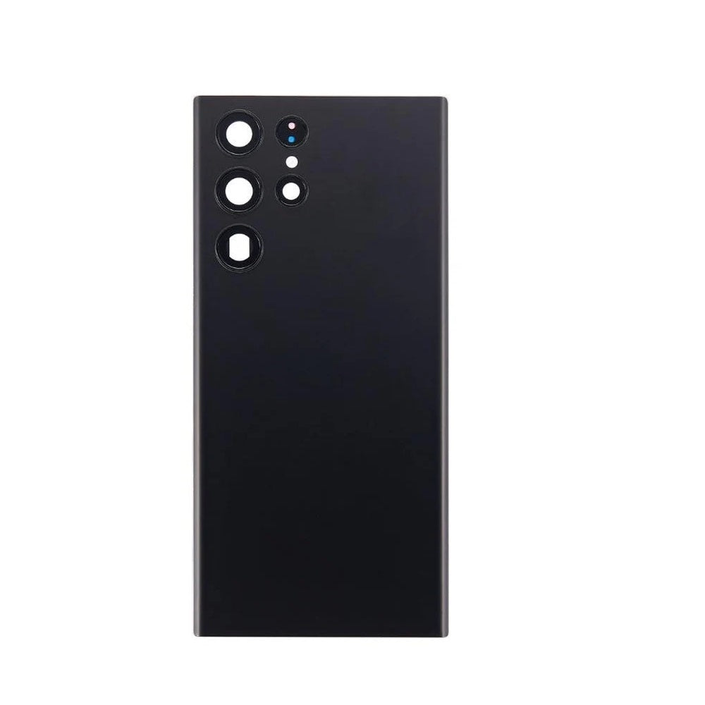 For Samsung Galaxy S22 Ultra Replacement Battery Cover With Lens (Phantom Black) E-Tech61