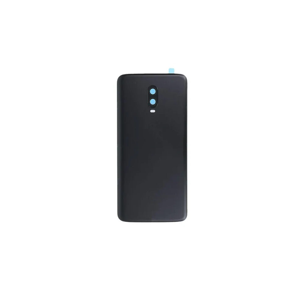 For One Plus 6 Replacement Rear Battery Cover with Adhesive (Mirror Black) E-Tech61