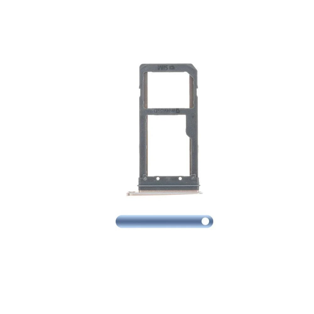 For Samsung Galaxy S7 Edge G935F Replacement Sim Card Tray (Coral Blue) E-Tech61