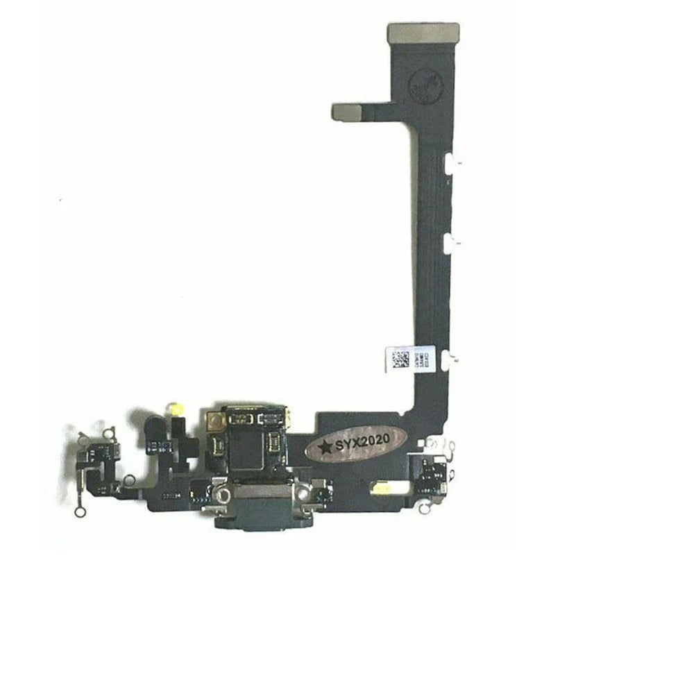 For Apple iPhone 11 Pro Replacement Charging Port Flex With Main Microphone (White) E-Tech61