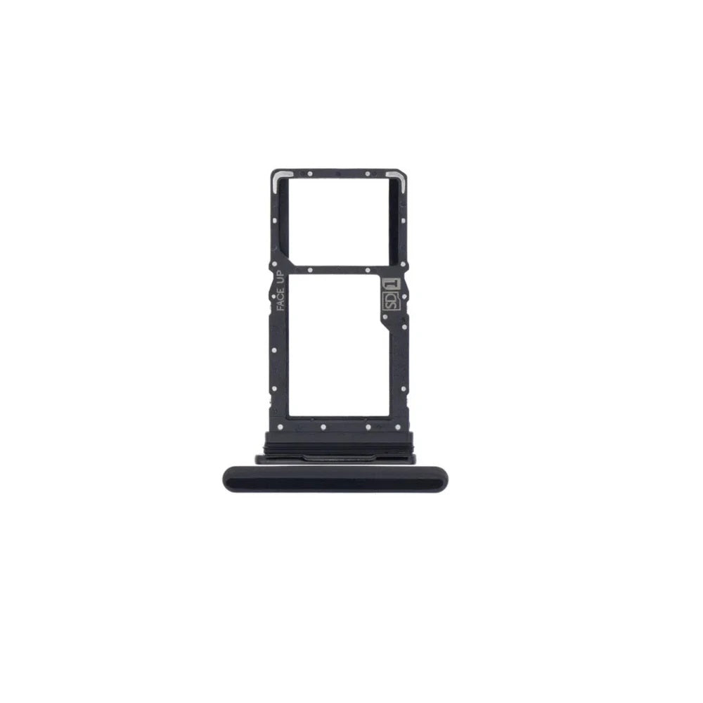 For Motorola Moto G8 Power Replacement Sim Card Tray (Smoke Black) E-Tech61