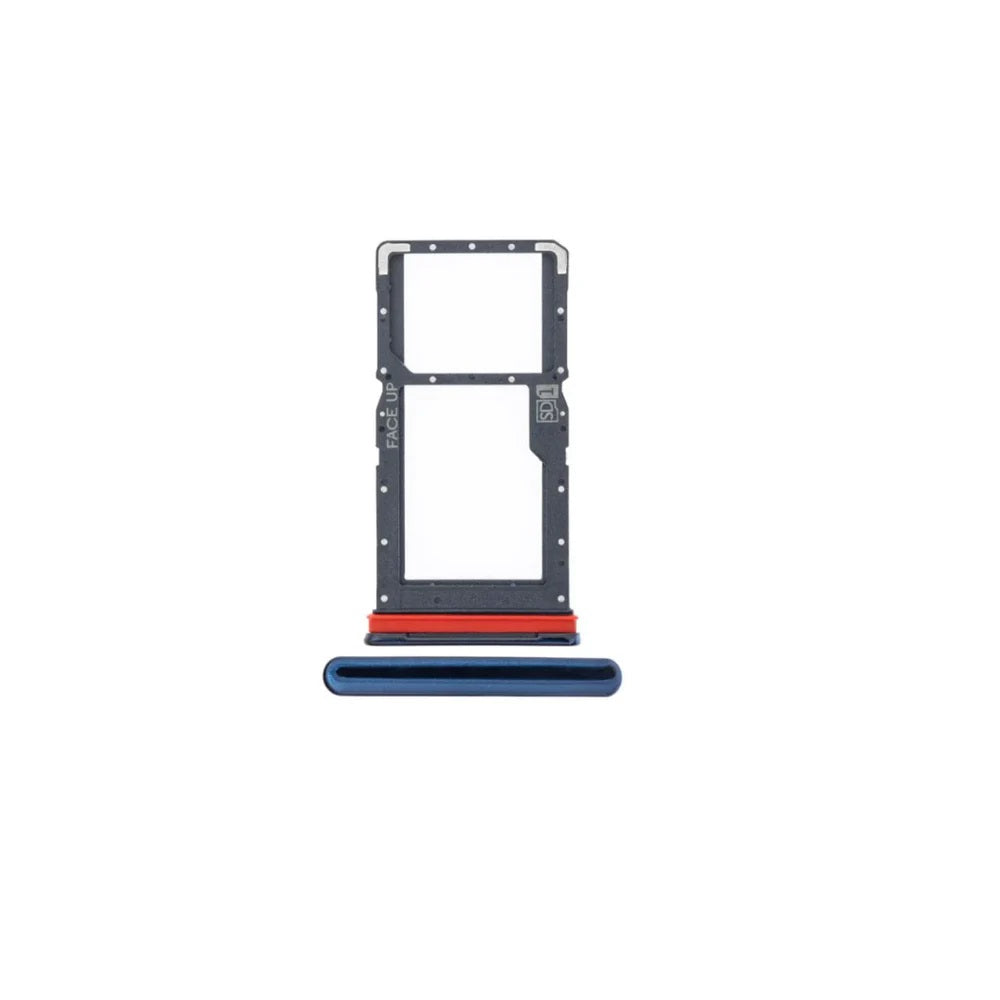 For Motorola Moto G8 Power Replacement Sim Card Tray (Capri Blue) E-Tech61