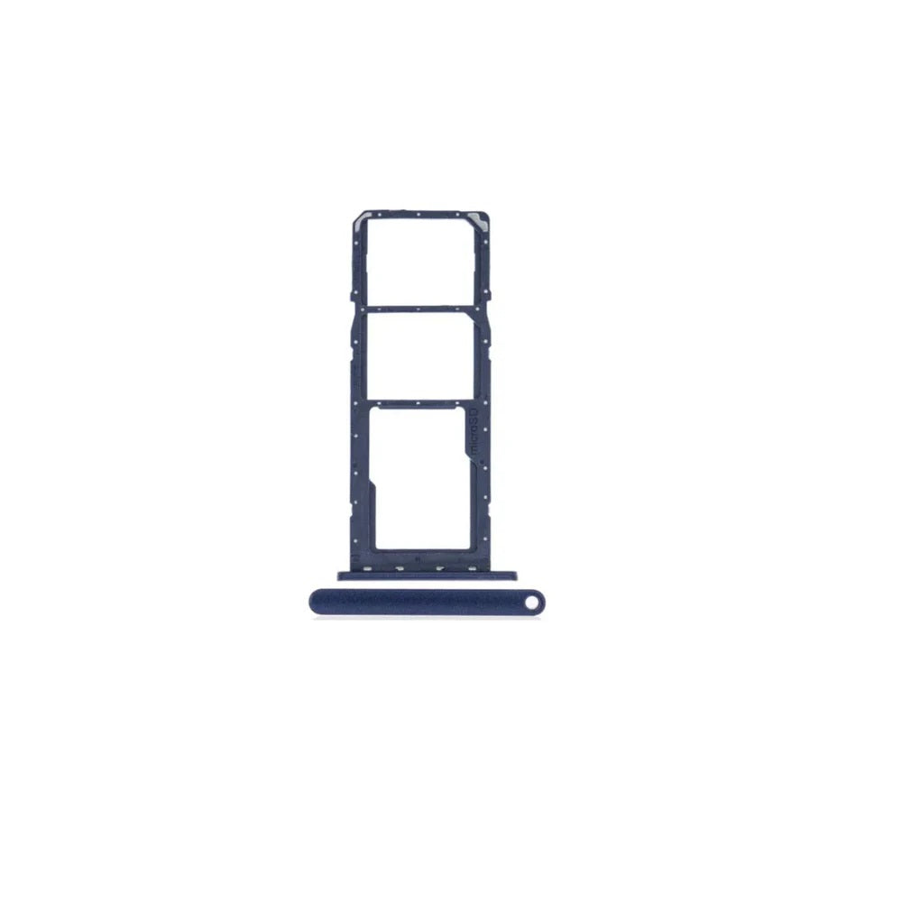 For Samsung Galaxy A02s A025 Replacement Dual Sim Card Tray (Blue) E-Tech61