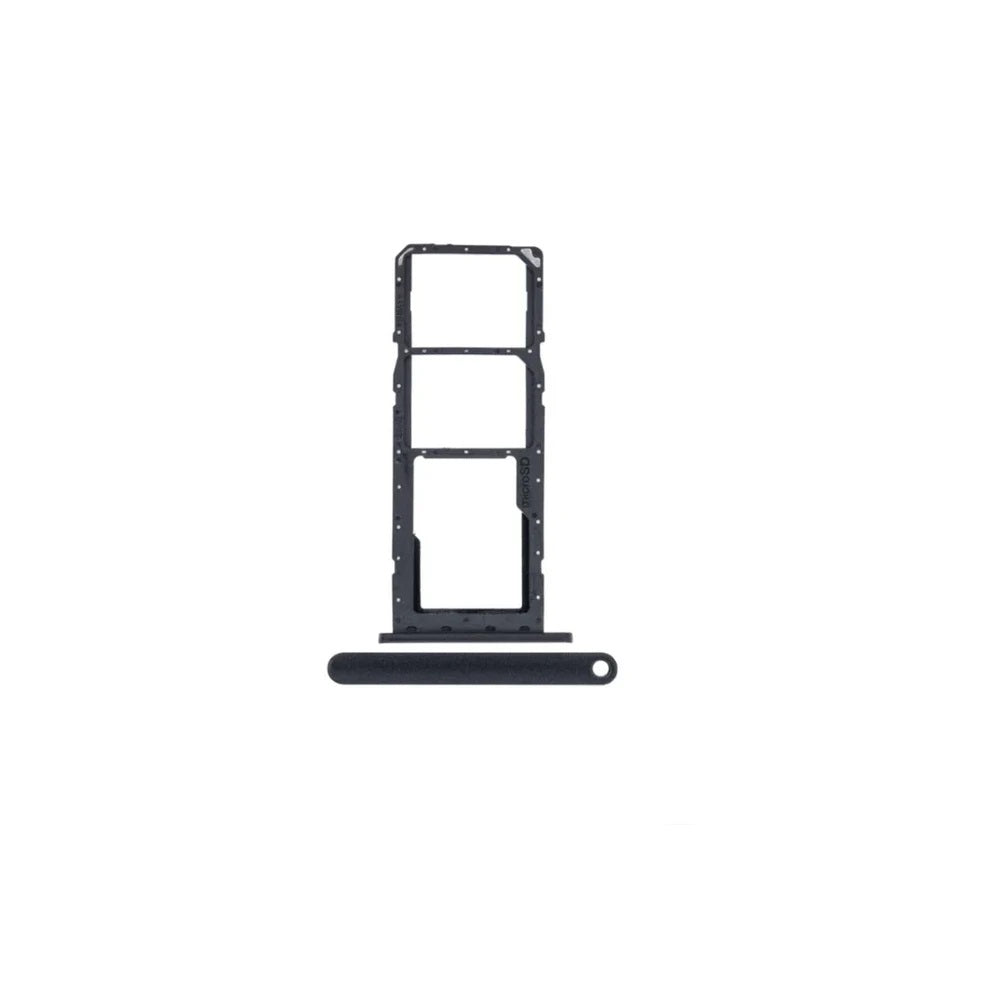 For Samsung Galaxy A02s A025 Replacement Dual Sim Card Tray (Black) E-Tech61