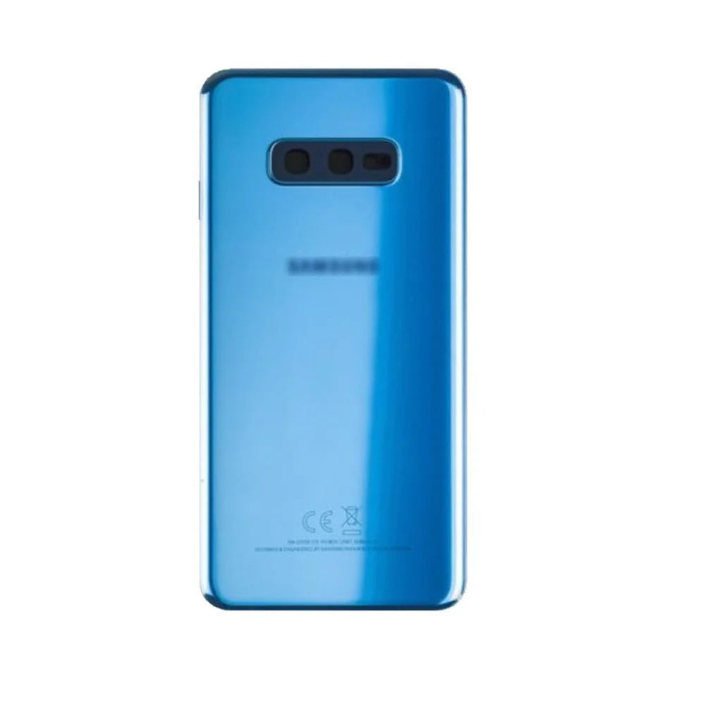 For Samsung Galaxy S10 Replacement Rear Battery Cover with Adhesive (Prism Blue) E-Tech61