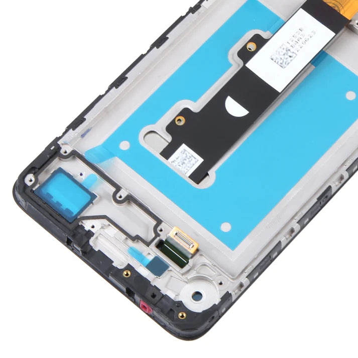 Motorola Moto E22 Replacement LCD Display Screen Touch Digitizer with Frame