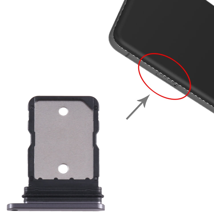 For Google Pixel 8 Original SIM Card Tray(Black)