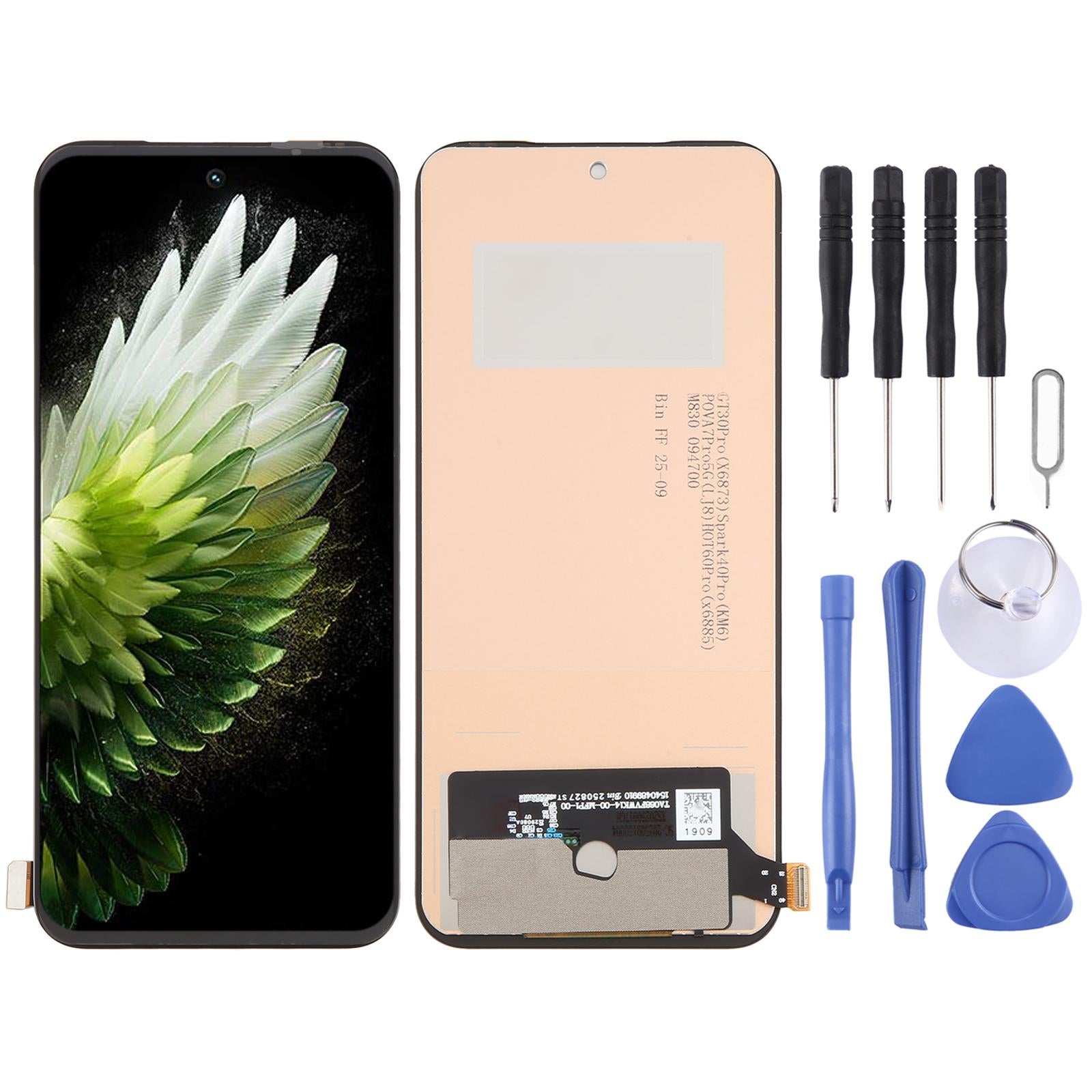 Tecno Spark 40 Pro LCD Screen Replacement Touch Digitizer Display Assembly