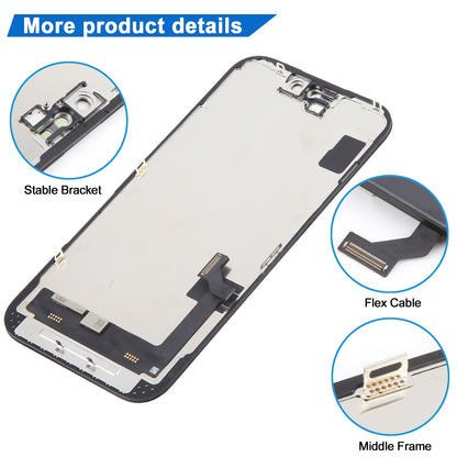 For iPhone 15 LCD Incell Display Screen Replacement 3D Touch Digitizer