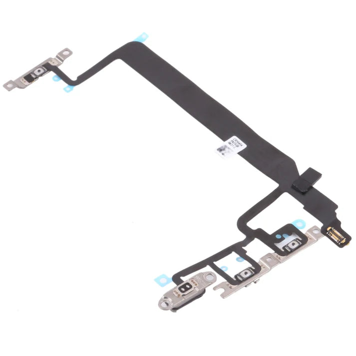 For iPhone 13 Pro ON OFF Power Flex Cable Side Volume Buttons Mute Switch