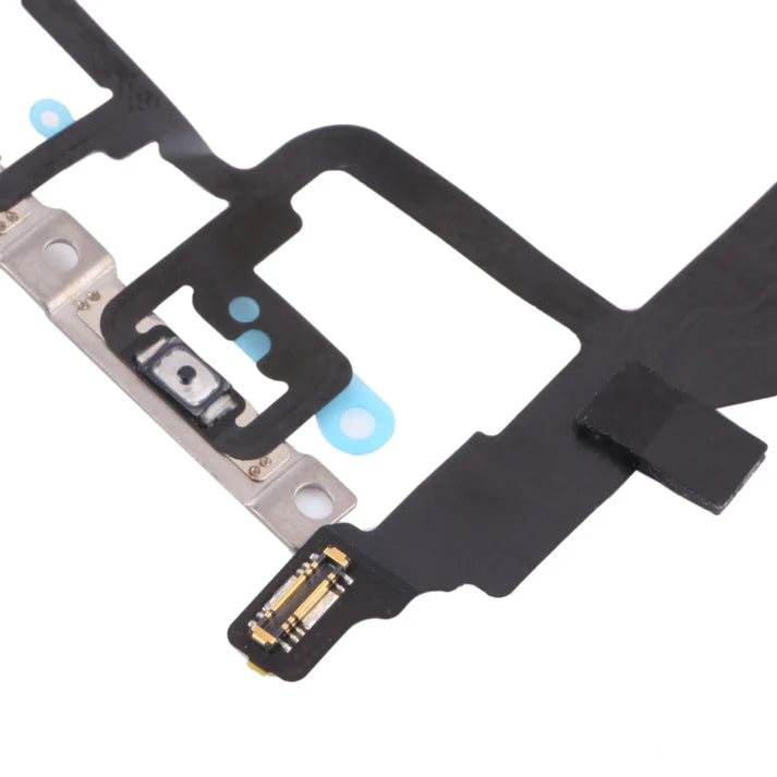 For iPhone 13 Pro ON OFF Power Flex Cable Side Volume Buttons Mute Switch