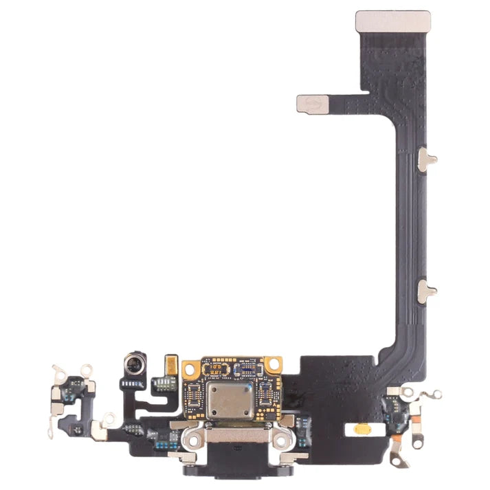 For Apple iPhone 11 Pro Replacement Charging Port Flex With Main Microphone (Black) E-Tech61