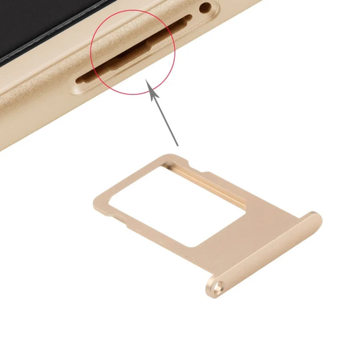 For Apple iPhone 6S Replacement Sim Card Tray - Gold E-Tech61