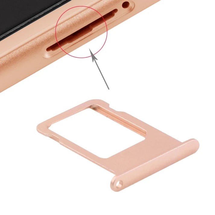 For Apple iPhone 6S Replacement Sim Card Tray - Rose Gold E-Tech61