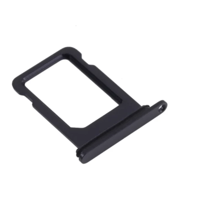 iPhone 13 Midnight SIM card tray, angled view showing rubber seal