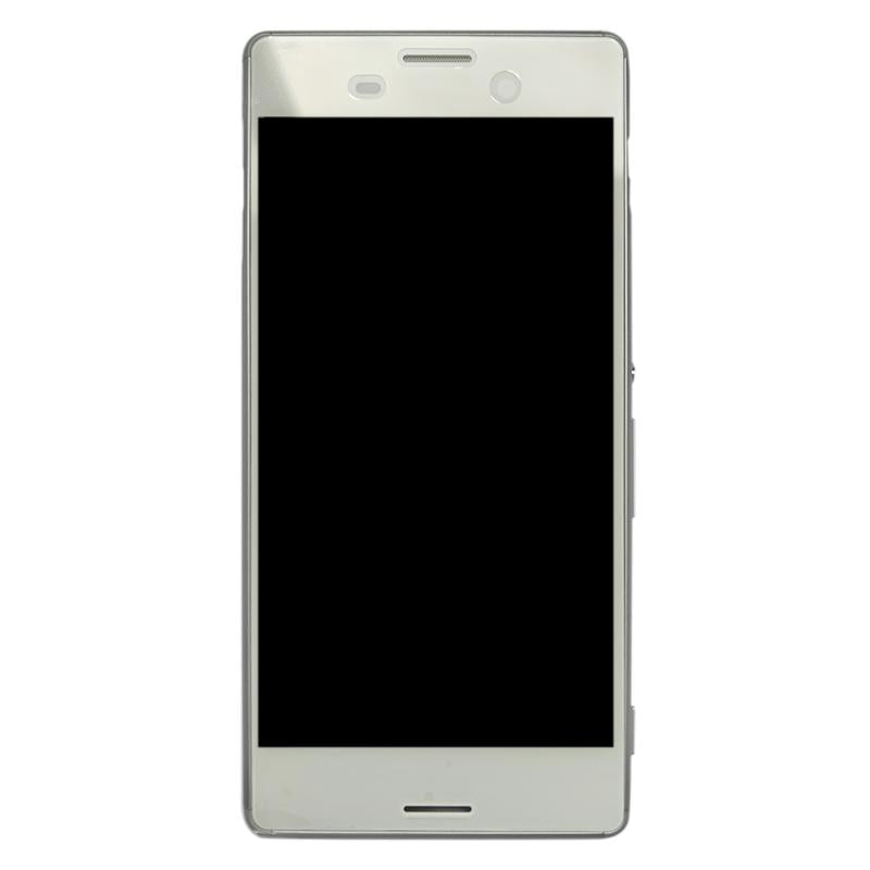 Sony Xperia M4 Aqua Screen Replacement – With Frame (White)