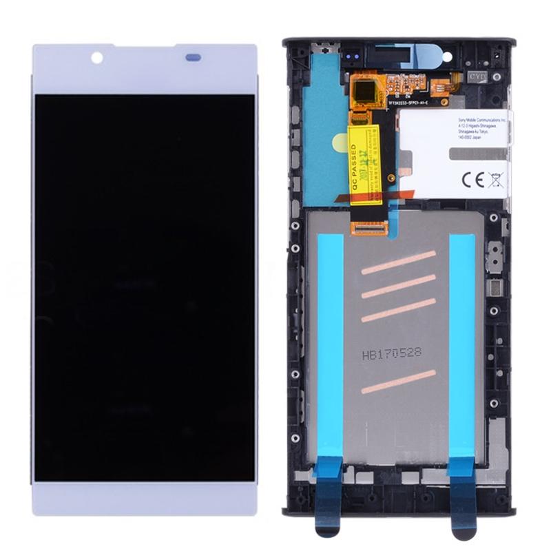Sony Xperia L1 (G3311 / G3312 / G3313) Screen Replacement – With Frame (Silver)