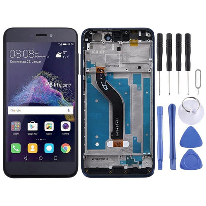 Huawei P8 Lite (2017) Screen Replacement – With Frame (Black)