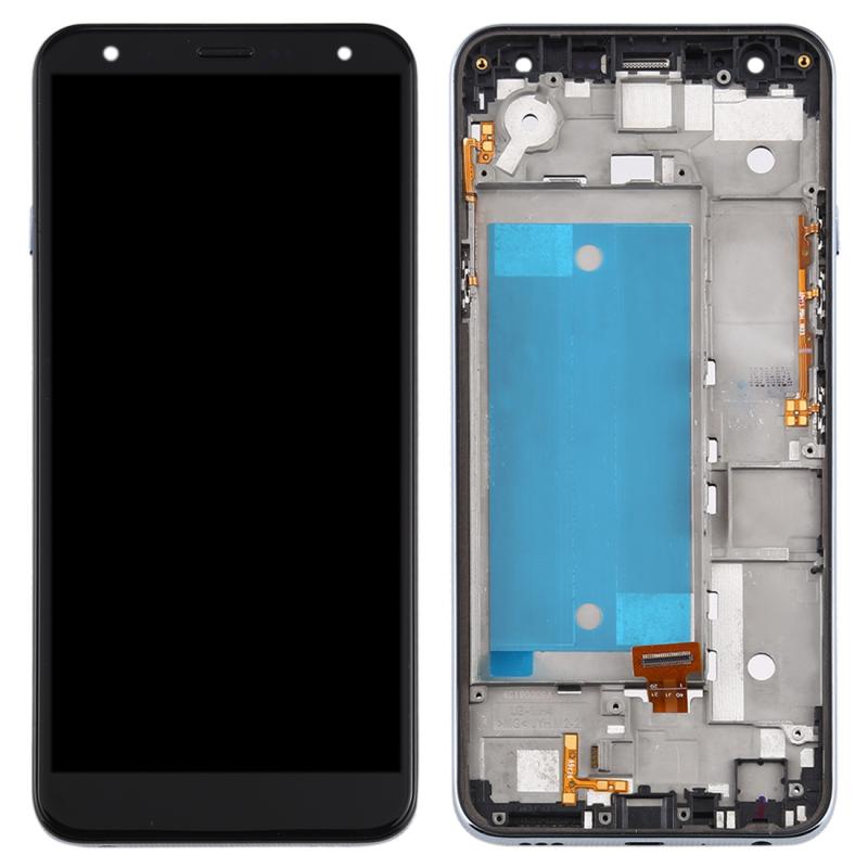 LG K40 / K12 Plus / X4 (2019) (LMX420) TFT LCD Screen Replacement – With Frame (Black)