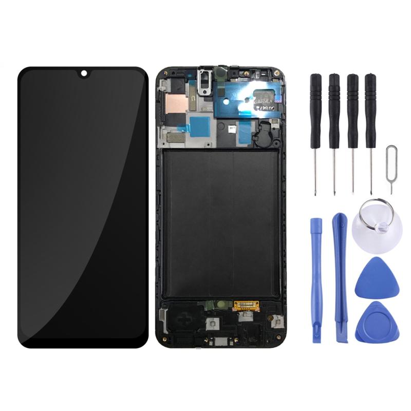 Samsung Galaxy A50 (SM-A505F) Screen Replacement – With Frame (Black)