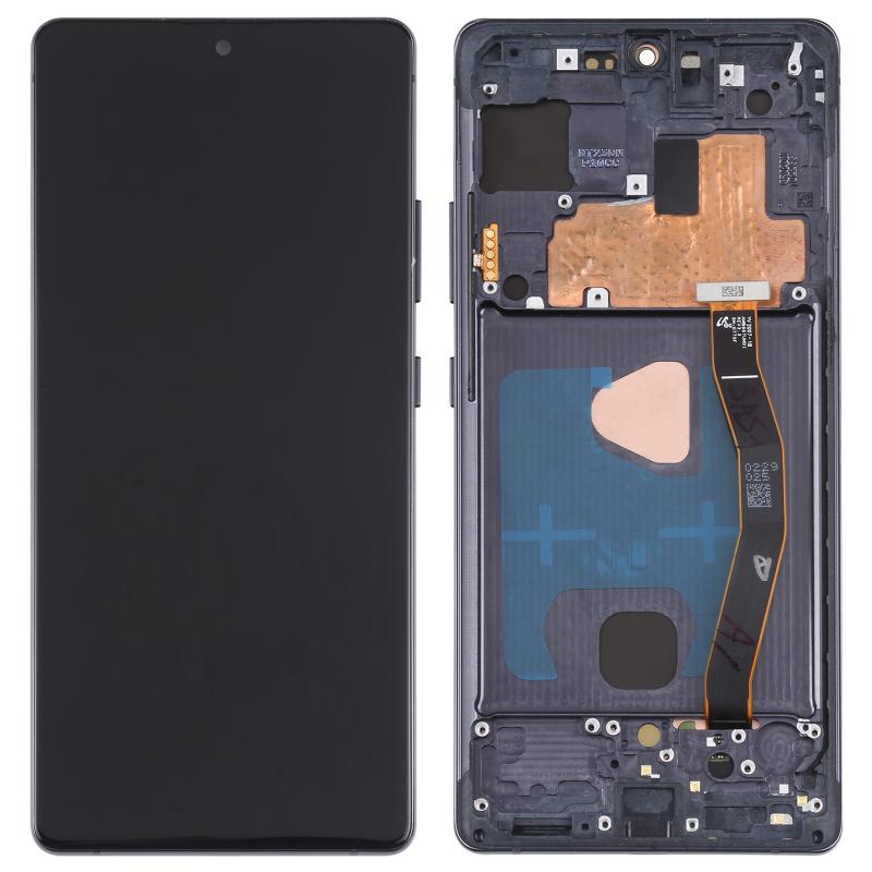 Samsung Galaxy S10 Lite OLED Screen Replacement – With Frame (Black)