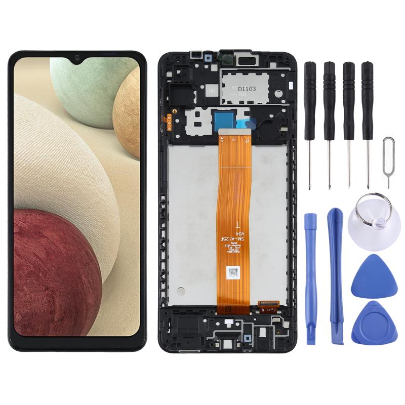 Samsung Galaxy A12 (SM-A125F) Screen Replacement – With Frame