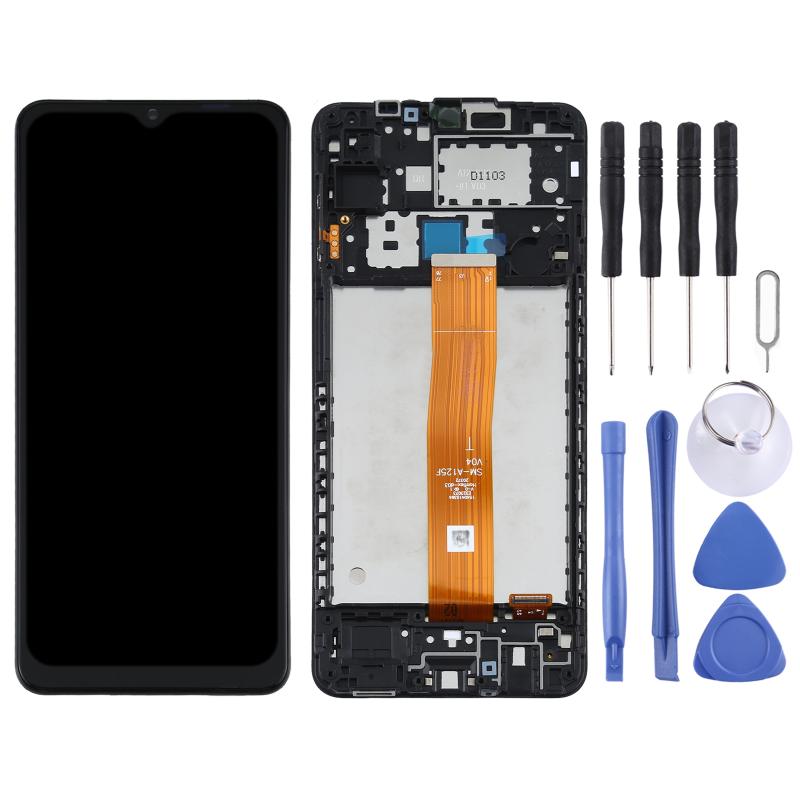 Samsung Galaxy A12 (SM-A125F) Screen Replacement – With Frame