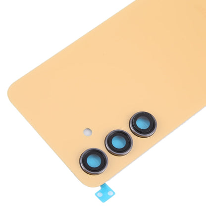 For Samsung Galaxy S24 SM-S921B OEM Battery Back Cover with Camera Lens Cover(Yellow)