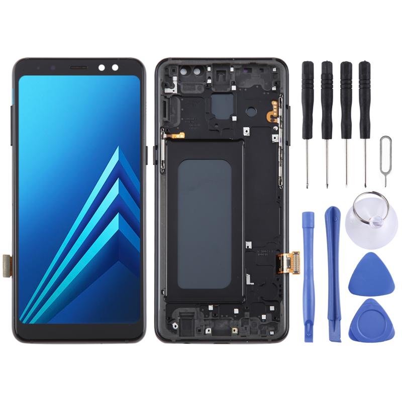 Samsung Galaxy A8 (2018) / A5 (2018) (SM-A530) Screen Replacement – With Frame (Black)