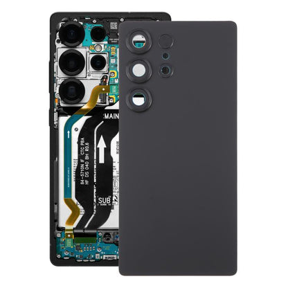 For Samsung Galaxy S25 Ultra SM-S938 OEM Battery Back Cover with Camera Lens Cover(Black)