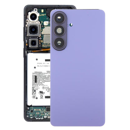 For Samsung Galaxy S26+ SM-S947B OEM Battery Back Cover with Camera Lens Frame(Purple)