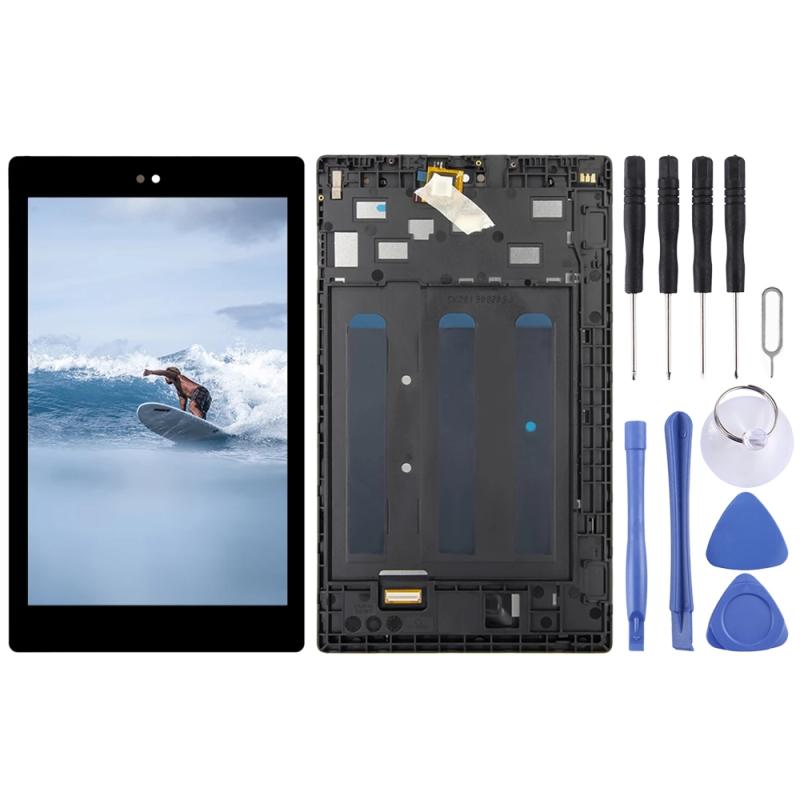 Amazon Fire HD 8 2018 8th Gen (L5S83A) Screen & Digitiser Assembly – With Frame (Black)