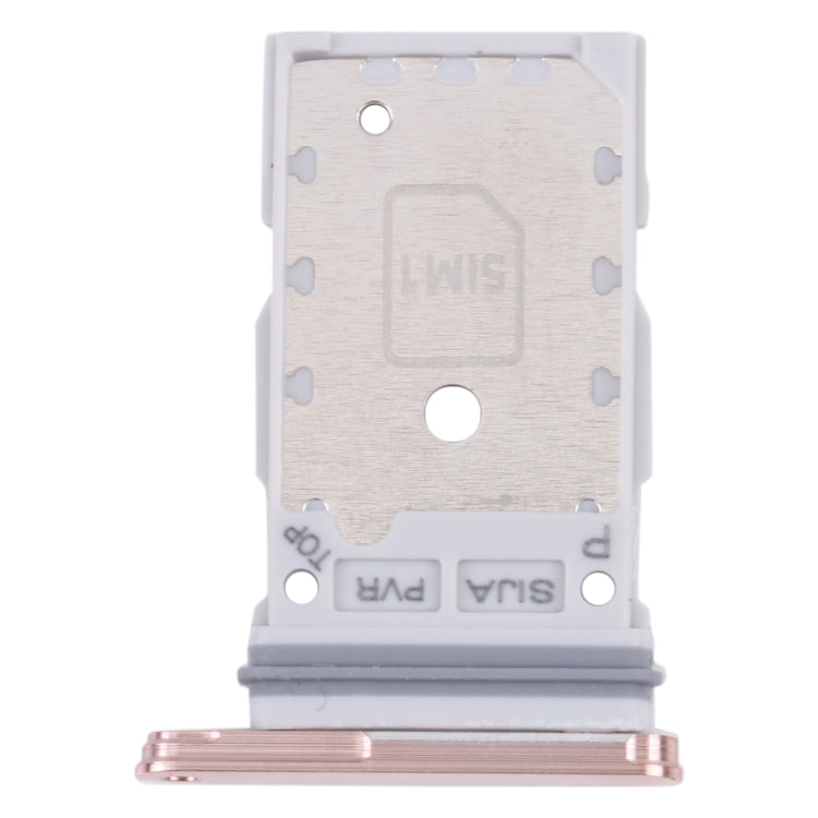 For Samsung Galaxy S22+ 5G / S22 5G / SM-S906B SM-S901B Original SIM Card Tray + SIM Card Tray (Gold)